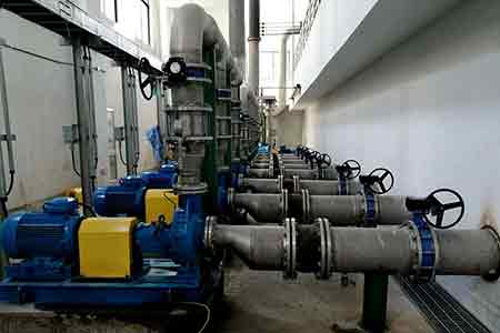 KCC系列化工离心泵在浙江独山能源有限公司使用现场
